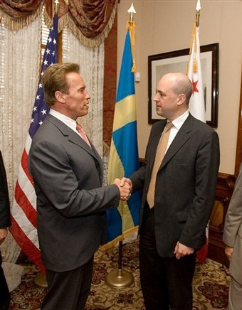 Schwarzenegger Swedish PM
